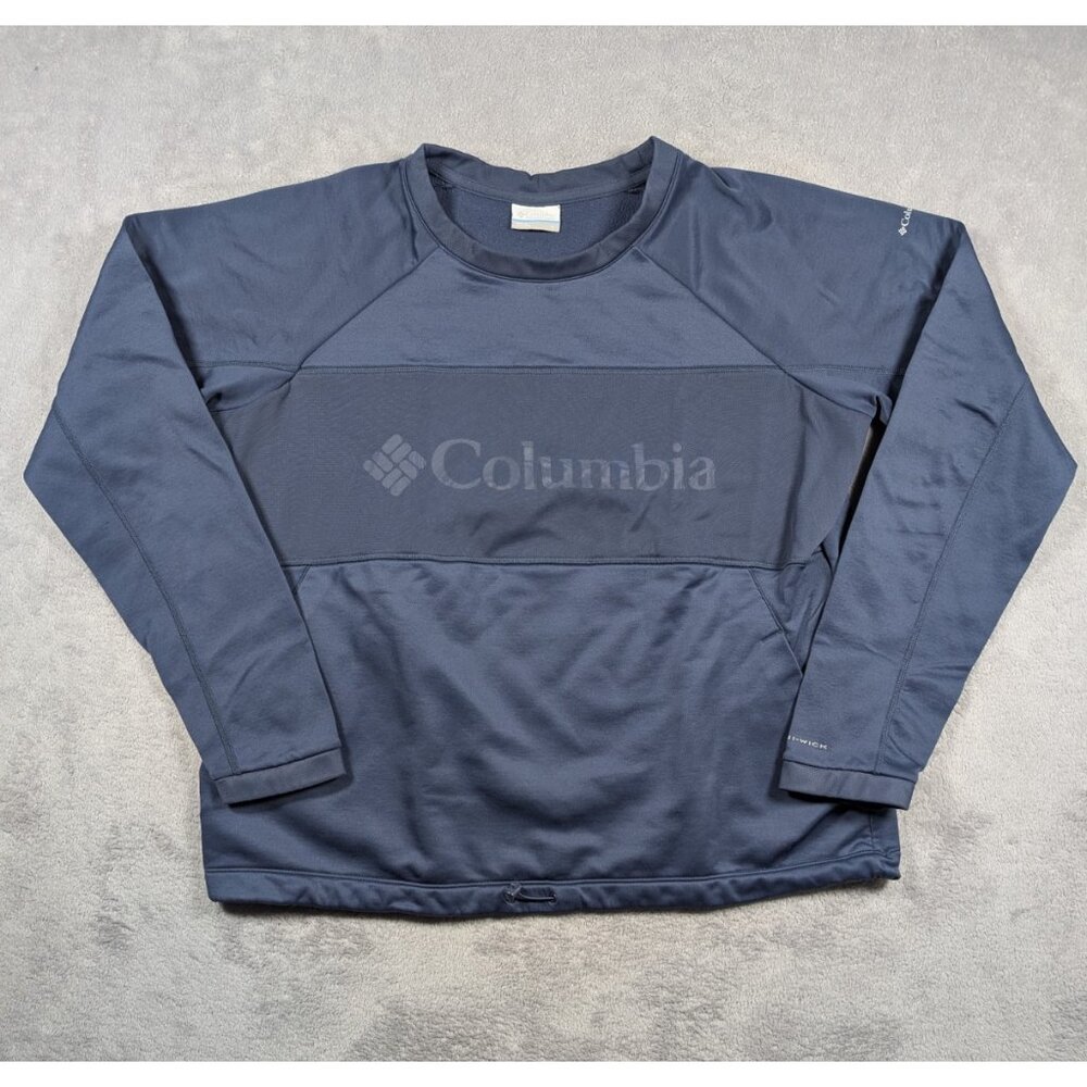Columbia Sweatshirt Womens Size Medium Blue Active Lounge Athleisure Outdoor